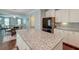 Kitchen island with a granite countertop at 149 Daniels Ridge Dr, Summerville, SC 29485