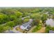 Aerial view showcases charming townhomes with lush surroundings and lake view at 153 Heritage Cir # K3, Mount Pleasant, SC 29464