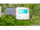Aerial view of the large community pool with ample seating and lounging area at 153 Heritage Cir # K3, Mount Pleasant, SC 29464