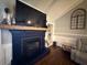 Living room fireplace and sitting area featuring natural light, and vaulted ceilings at 1606 Waterside Blvd, Moncks Corner, SC 29461