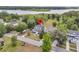Aerial view of the property showcasing its location near a picturesque lake and lush greenery at 1711 Indigo Island Dr, Hanahan, SC 29410