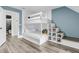 Charming bedroom features a bunk bed, integrated storage, and a playful design at 1711 Indigo Island Dr, Hanahan, SC 29410