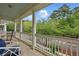 Relaxing balcony offering peaceful views of the surrounding greenery at 1787 Tennyson Row # 9, Mount Pleasant, SC 29466