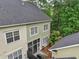 An aerial view of the home's exterior, highlighting its outdoor living spaces at 1787 Tennyson Row # 9, Mount Pleasant, SC 29466