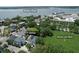 Aerial shot of property with views of Ashley River and Horse Lot Park near downtown at 19 Ashley Ave, Charleston, SC 29401