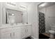 Bathroom with a double sink vanity at 203 Yeamans Way, Summerville, SC 29483