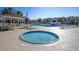 Relaxing outdoor hot tub and pool area with plenty of seating and a covered gazebo at 203 Yeamans Way, Summerville, SC 29483