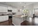 Bright kitchen featuring stainless appliances, granite countertops and island with sink at 203 Yeamans Way, Summerville, SC 29483