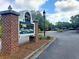 Pine Forest Country Club sign near the entrance to the club at 203 Yeamans Way, Summerville, SC 29483