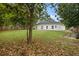 Spacious backyard featuring a well-maintained lawn and a wooden fence for privacy and security at 204 Read St, Moncks Corner, SC 29461