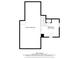 Second floor plan featuring open area and bedroom at 209 Lipman St, Summerville, SC 29483