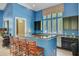 Clubhouse bar area with seating, sink, and storage at 2121 Egret Crest Ln, Charleston, SC 29414