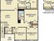 Upstairs floor plan featuring bedrooms, loft and owner's suite at 244 Tuscan Sun St, Summerville, SC 29485