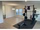 Spacious gym features work out equipment and natural light at 244 Tuscan Sun St, Summerville, SC 29485