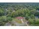High angle view of a neighborhood with mature landscaping and well-kept homes in a serene, tree-filled environment at 300 Hamlet Rd, Summerville, SC 29485