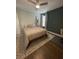 Bedroom featuring a bed, shelves, a window, curtain, rug, and ceiling fan at 315 Grouse Park, Charleston, SC 29414