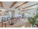Bright living room featuring hardwood floors, a decorative fireplace, and an open floor plan at 32 Briarcliff Dr, Charleston, SC 29407