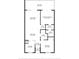 The floor plan shows the dimensions of a home layout with a kitchen, bedroom, and living room at 339 Sea Cloud Cir, Edisto Island, SC 29438