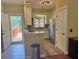 Efficient kitchen with granite countertops, stainless steel appliances and easy access to a deck at 339 Sea Cloud Cir, Edisto Island, SC 29438