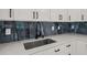 Stylish stainless steel sink with quartz countertop and dark backsplash at 358 Highway 78, Ridgeville, SC 29472