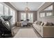 Bright office space features natural light, comfortable seating, and a modern treadmill at 3656 Spindrift Dr, Mount Pleasant, SC 29466