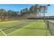 Well-maintained community tennis courts with professional lighting for evening play at 3656 Spindrift Dr, Mount Pleasant, SC 29466