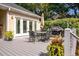Relax and entertain on the deck with ample seating, a grill, and lush landscaping at 3948 Gift Blvd, Johns Island, SC 29455