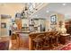 Spacious kitchen bar area, perfect for casual dining or entertaining guests at 423 Lake Moultrie Dr, Bonneau, SC 29431