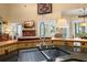 Kitchen sink area boasts a modern faucet and a view to the outside at 423 Lake Moultrie Dr, Bonneau, SC 29431