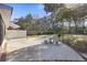 Spacious concrete patio, great for entertaining and outdoor activities at 4765 S Constellation Dr, North Charleston, SC 29418