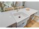 Stylish kitchen sink with white countertops, stainless steel appliances, and sleek faucet for a modern aesthetic at 5 Mariners Cay Dr, Folly Beach, SC 29439