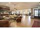 A spacious lounge area with wood floors and furniture at 5105 St George Ln, Hollywood, SC 29449