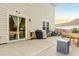 Outdoor patio space with seating and a sliding glass door to the home at 514 Shady Maple St, Moncks Corner, SC 29461