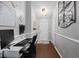 Bright foyer with hardwood floors and a view of the front door at 5332 Copley Cir, Summerville, SC 29485