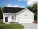 Charming single-Gathering home with a black roof, white siding, and well-manicured lawn at 542 Pender Woods Dr, Summerville, SC 29486