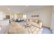 Open-concept living space with a modern kitchen, dining area, and comfortable seating at 542 Pender Woods Dr, Summerville, SC 29486