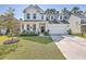 Beautiful home with a well-kept lawn, manicured landscaping, and inviting front porch, exuding charm and style at 612 S Pointe Blvd, Summerville, SC 29483