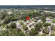 Picturesque aerial view of a neighborhood nestled among lush trees, close to city amenities and highways at 613 Antebellum Ln, Mount Pleasant, SC 29464