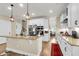 Well-equipped kitchen with a spacious island, stainless appliances and breakfast nook at 658 Yellow Leaf Ln, Summerville, SC 29486