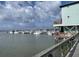 Scenic view of the marina with boats docked, offering waterfront living and recreational opportunities at 67 W 10Th St # E-3, Folly Beach, SC 29439