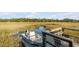 Boat docked on a lift with views of the marsh at 853 Whispering Marsh Dr, Charleston, SC 29412