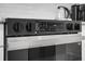 Close-up of a modern black oven with a digital display and sleek stainless steel handle at 8703 Jenny Lind St, North Charleston, SC 29406