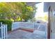 Private outdoor space features a cute fence and brick patio at 926 Lansing Dr # 926-G, Mount Pleasant, SC 29464