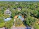 Lush neighborhood view featuring a private backyard swimming pool, mature trees, and well-maintained landscaping at 968 Cummings Cir, Mount Pleasant, SC 29464