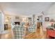 Open-concept living room with fireplace, comfortable seating, and access to other living spaces at 968 Cummings Cir, Mount Pleasant, SC 29464