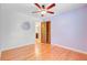 Bedroom featuring hardwood floors and a closet with wooden door at 106 Newington Rd, Summerville, SC 29485