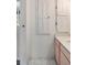 Bright bathroom featuring tile floors, a neutral vanity, and storage cabinets for a clean, modern look at 1142 Village Creek Ln # 4, Mount Pleasant, SC 29464