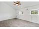 Bedroom with wood look floors, windows and ceiling fan at 1142 Village Creek Ln # 4, Mount Pleasant, SC 29464