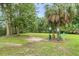 Outdoor community dog park equipped with pet waste stations and signage, promoting responsible pet ownership at 1142 Village Creek Ln # 4, Mount Pleasant, SC 29464
