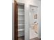 Hallway view of bathroom with vanity and linen closet at 1142 Village Creek Ln # 4, Mount Pleasant, SC 29464